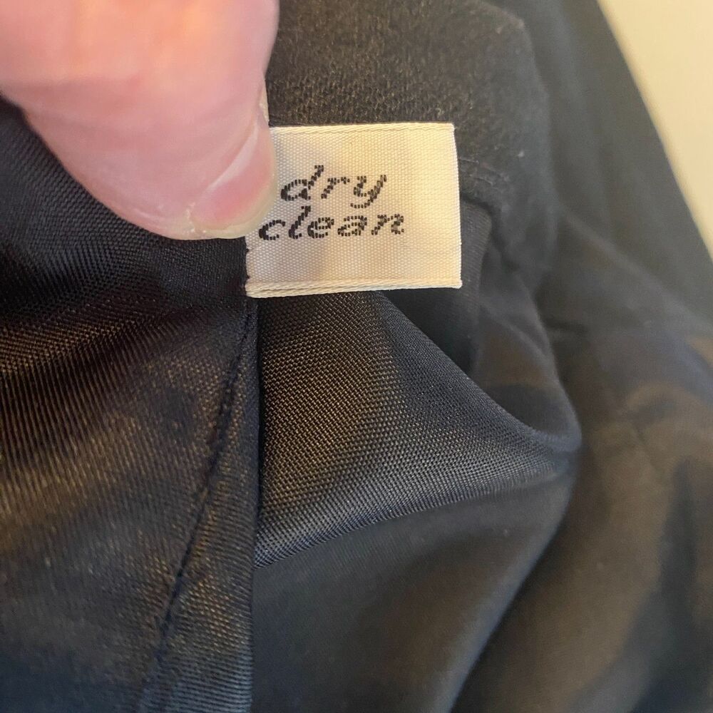 VTG Pendleton Pure Virgin Wool Black Pleated Dres… - image 6